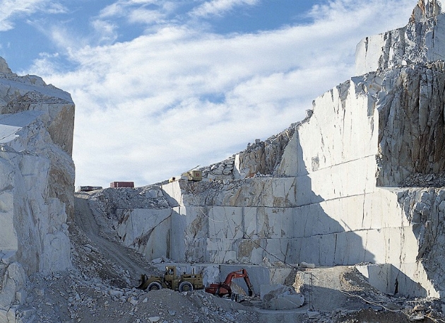 Una veduta della cava Campanili